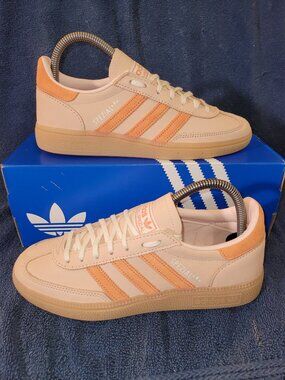 Adidas Spezial Women's Size 7 Pink Dusky Orange White Sneakers IH1505 (#2490)